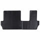 VidaXL tapis de sol de voiture en caoutchouc noir