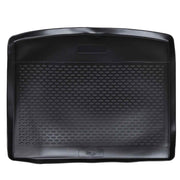 Vidaxxl tapis de coffre noir sur mesure pour škoda karoq-horní tpe - afbeelding 1