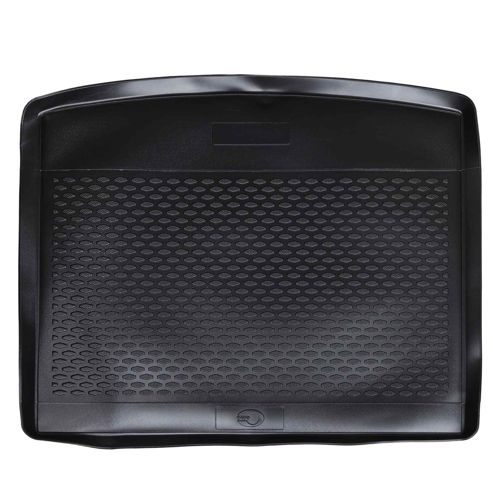 Vidaxxl tapis de coffre noir sur mesure pour škoda karoq-horní tpe
