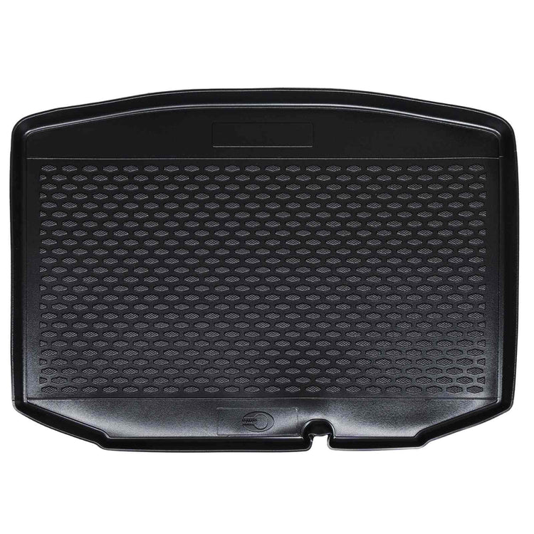 Vidaxxl tapis de coffre noir sur mesure pour škoda fabia ii hb tpe