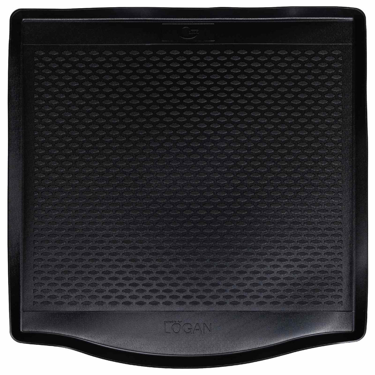 VidaXL tapis de coffre noir sur mesure pour Dacia Logan 12 - caoutchouc