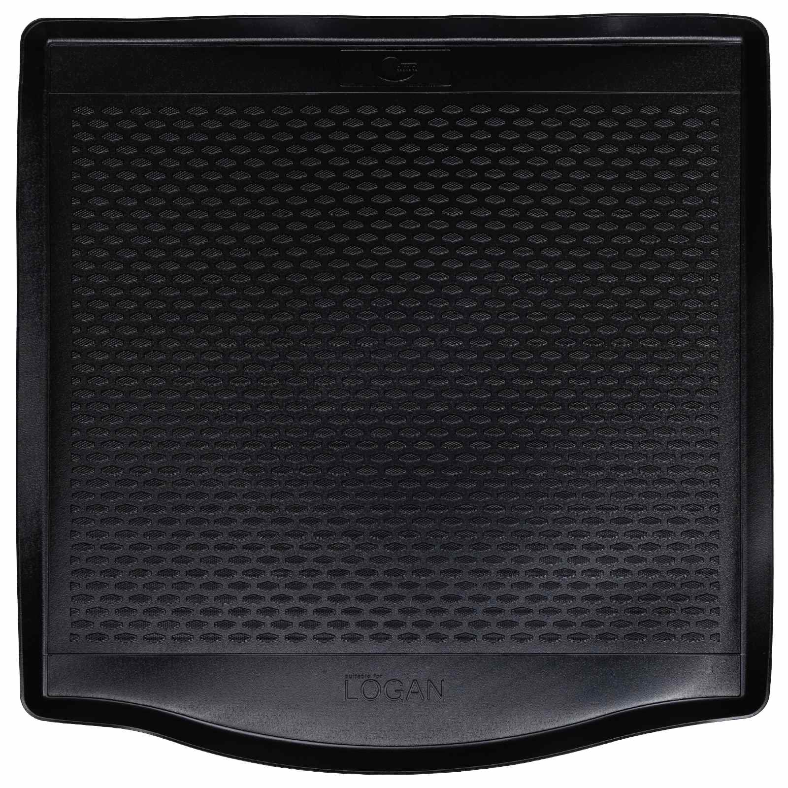 VidaXL tapis de coffre noir sur mesure pour Dacia Logan 12 - caoutchouc