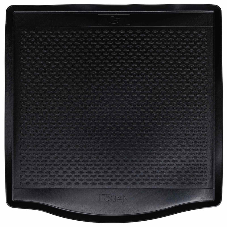VidaXL tapis de coffre noir sur mesure pour Dacia Logan 12 - caoutchouc