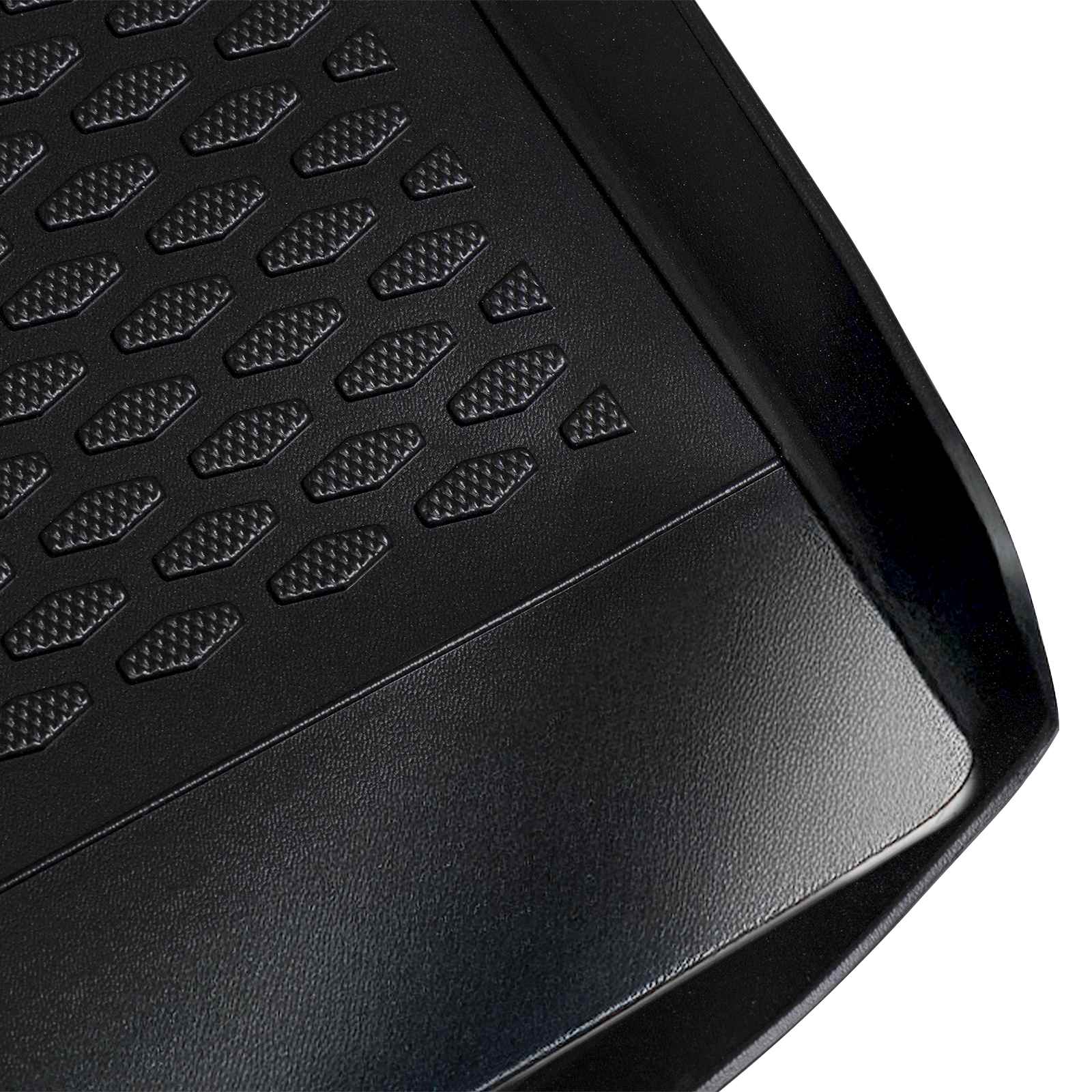 VidaXL tapis de coffre noir siège Ibiza haut plancher caoutchouc