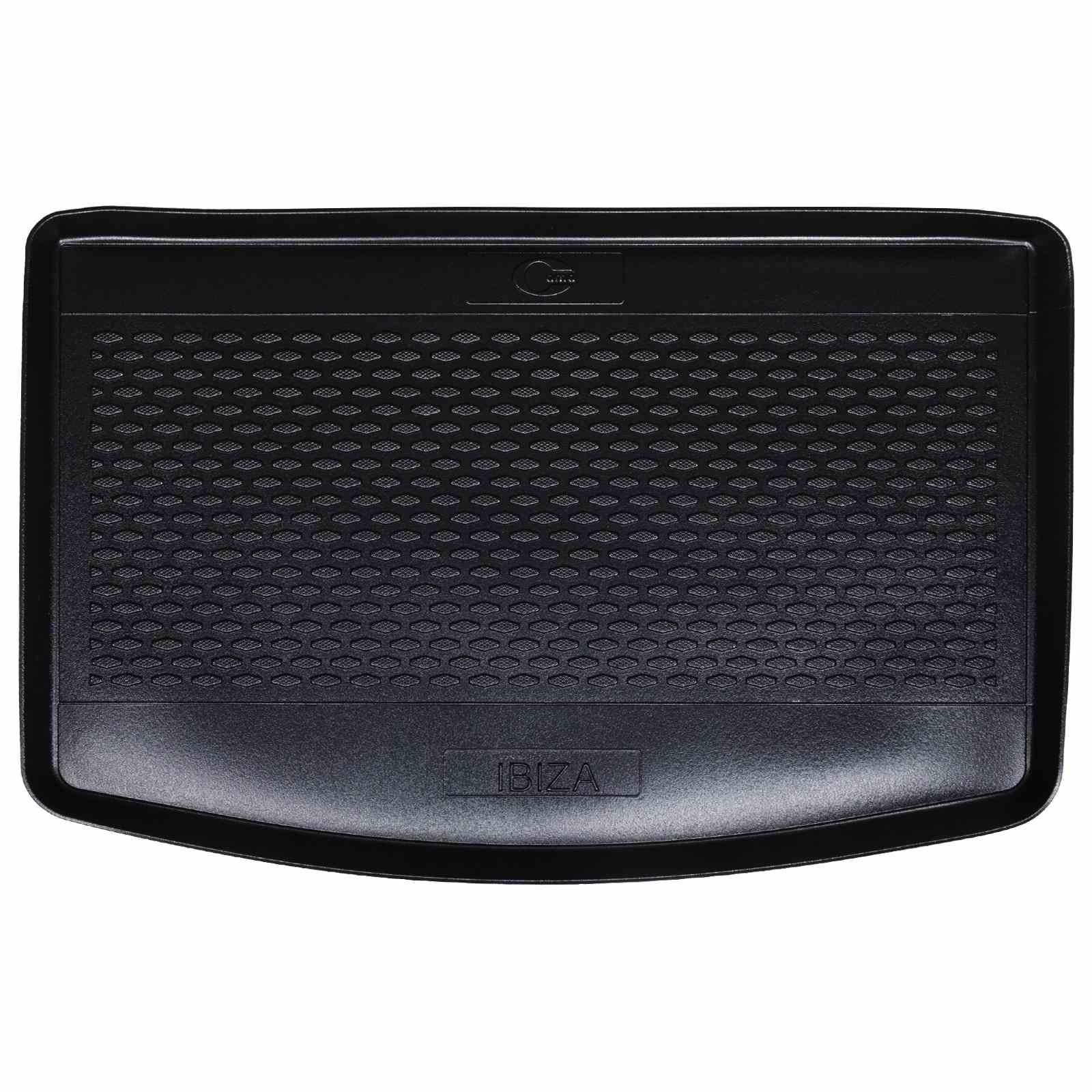 VidaXL tapis de coffre noir siège Ibiza haut plancher caoutchouc