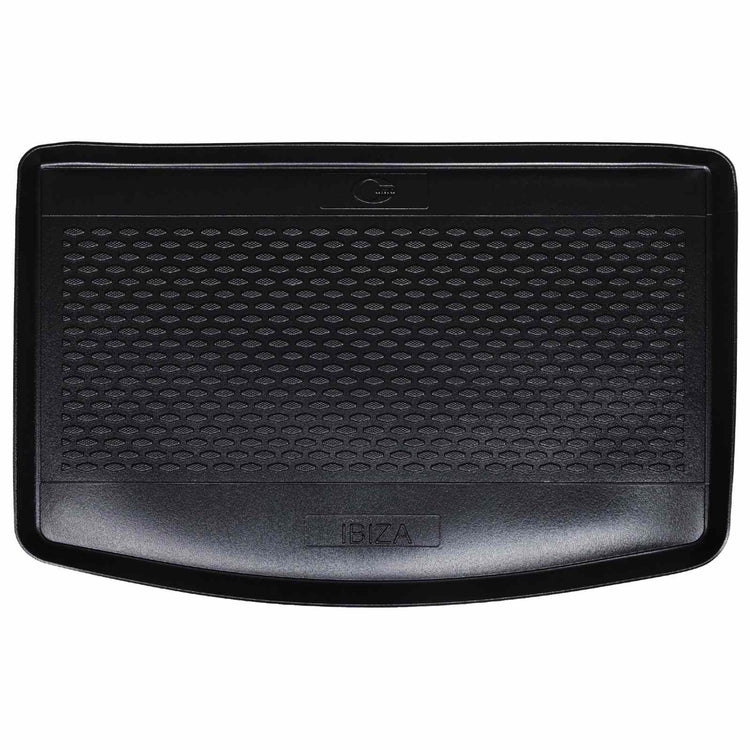 VidaXL tapis de coffre noir siège Ibiza haut plancher caoutchouc