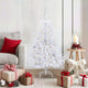 Vidaxx sapin de Noël artificiel pliant blanc 120 cm PVC et acier