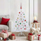Vidaxx sapin de Noël artificiel pliant blanc 120 cm PVC et acier