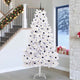 Vidaxx sapin de Noël artificiel pliant blanc 270 cm PVC et acier