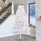 Vidaxx sapin de Noël artificiel pliant blanc 270 cm PVC et acier