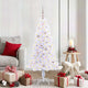 Vidaxx sapin de Noël artificiel avec 150 LED blanc 150 cm PVC et acier
