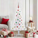 Vidaxx sapin de Noël artificiel avec 150 LED blanc 150 cm PVC et acier