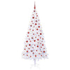 Vidaxx sapin de Noël artificiel avec 300 LED blanc 210 cm PVC et acier