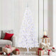Vidaxx sapin de Noël artificiel avec 300 LED blanc 210 cm PVC et acier
