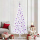 Vidaxx sapin de Noël artificiel avec 300 LED blanc 210 cm PVC et acier