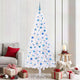 Vidaxx sapin de Noël artificiel avec 300 LED blanc 210 cm PVC et acier