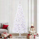 Vidaxx sapin de Noël artificiel avec 300 LED blanc 240 cm PVC et acier