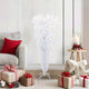 Vidaxx sapin de Noël artificiel avec 150 LED blanc 120 cm PVC et acier