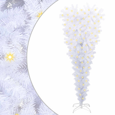 Vidaxx sapin de Noël artificiel avec 150 LED blanc 120 cm PVC et acier