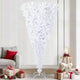 Vidaxx sapin de Noël artificiel avec 300 LED blanc 240 cm PVC et acier