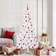 Vidaxx sapin de Noël artificiel avec 300 LED blanc 180 cm PVC et acier