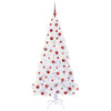 Vidaxx sapin de Noël artificiel avec 300 LED blanc 180 cm PVC et acier
