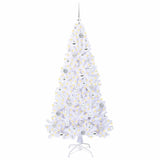 Vidaxx sapin de Noël artificiel avec 300 LED blanc 180 cm PVC et acier - afbeelding 3