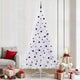 Vidaxx sapin de Noël artificiel avec 300 LED blanc 240 cm PVC et acier
