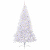 Vidaxx sapin de Noël artificiel avec 300 LED blanc 240 cm PVC et acier