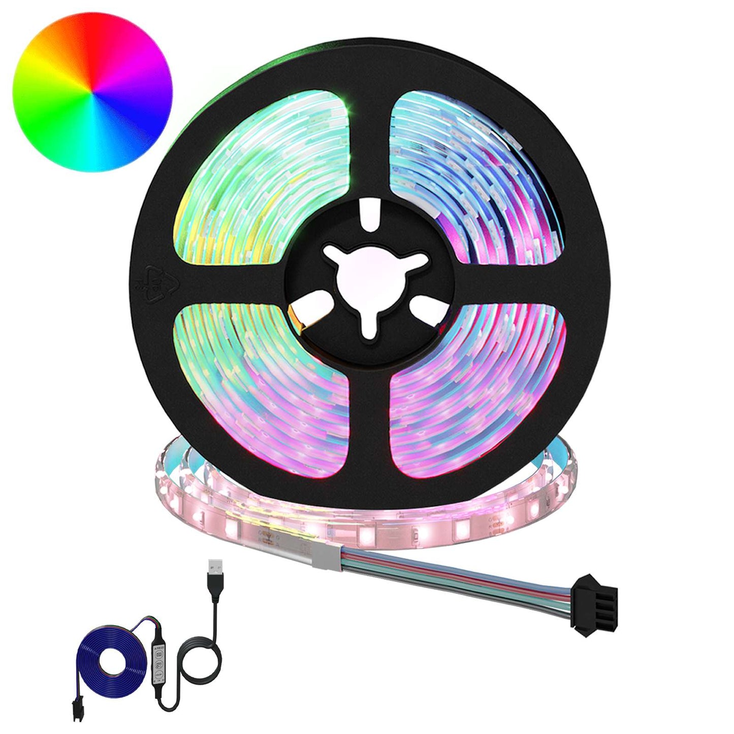 Vidaxxl bande LED 2 pcs noir et transparent 2500 mm cuivre et plastique