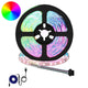 Vidaxxl bande LED 2 pcs noir et transparent 2500 mm cuivre et plastique