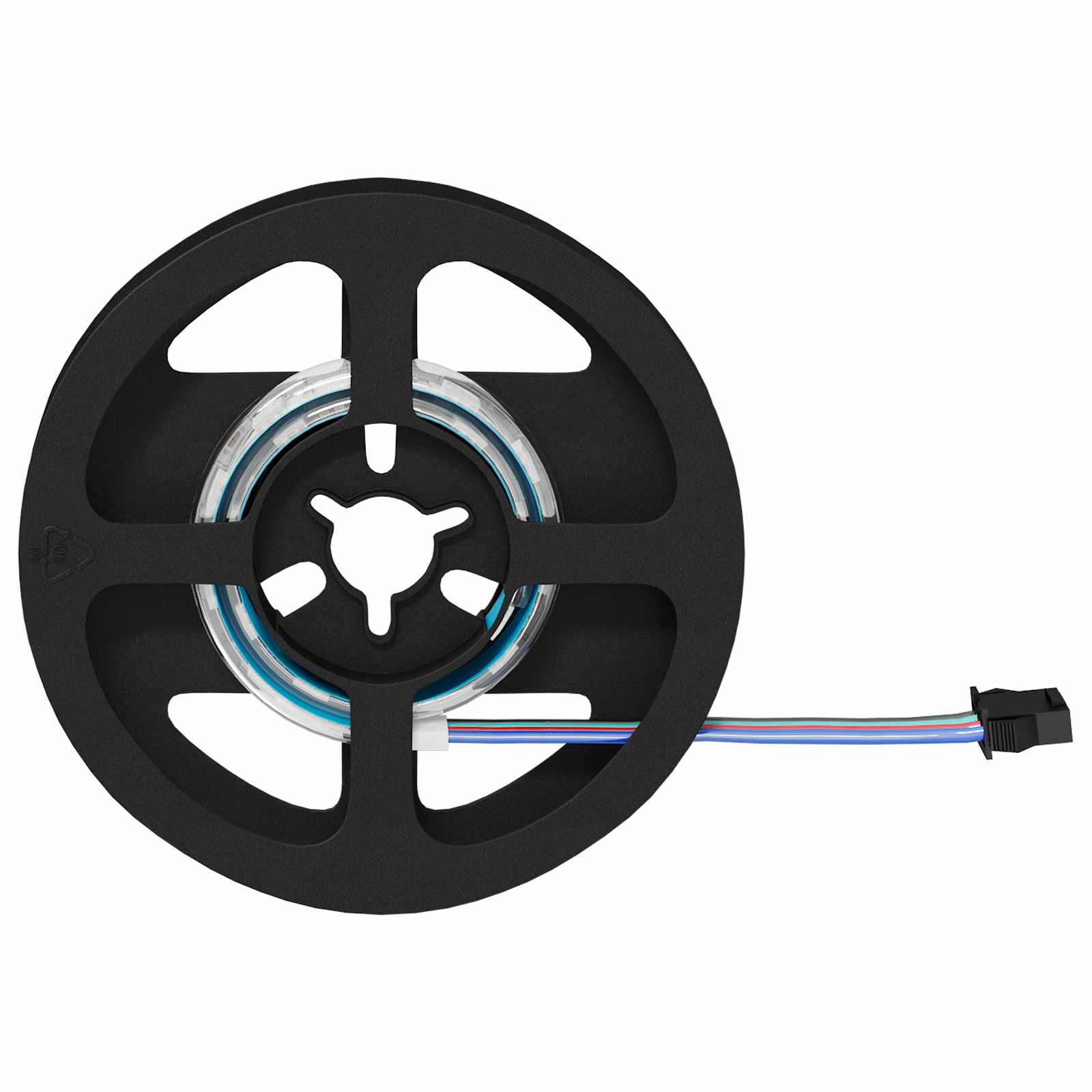 Vidaxxl bande LED 2 pcs noir et transparent 250 mm cuivre et plastique