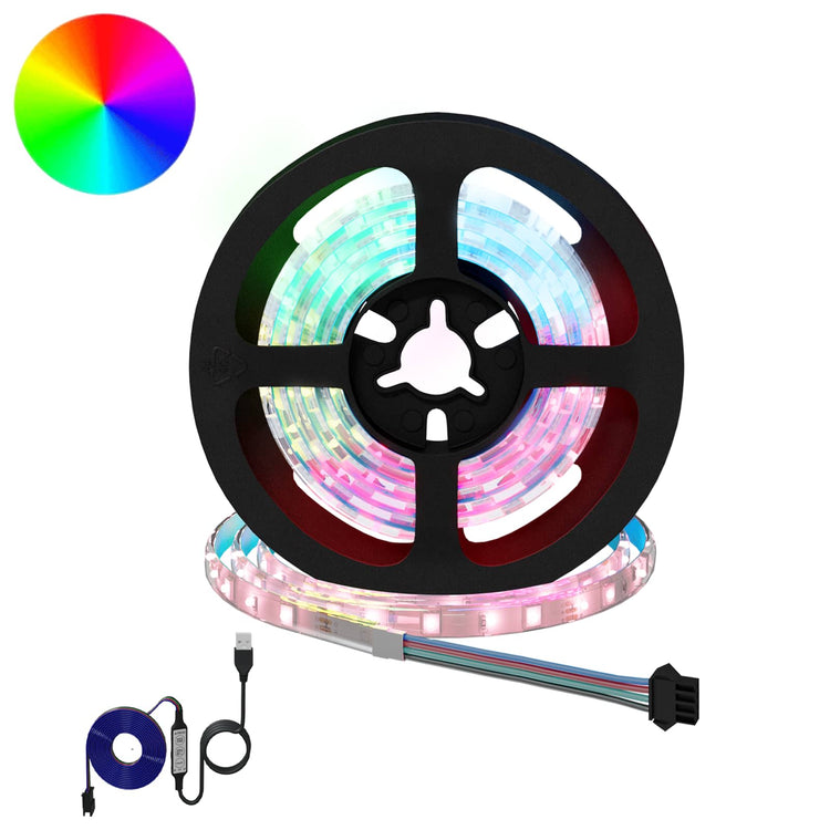 Vidaxxl bande LED 2 pcs noir et transparent 1000 mm cuivre et plastique
