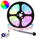Vidaxxl bande LED 2 pcs noir et transparent 5100 mm cuivre et plastique