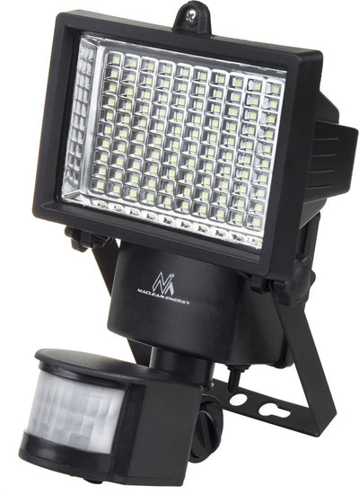 Maclean - lampe solaire LED - spot avec détecteur de mouvement - ip44 6w 360 lumen 6000k
