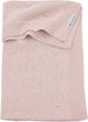 Couverture de berceau Meyco pour bébé mini nœuds - rose tendre - 100x150cm - 1,0 tog
