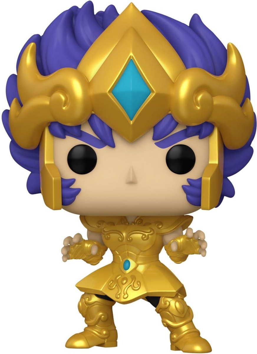 Funko saint seiya-pop! figurine d'animation or leo ikki 9 cm figurine de collection - multicolore