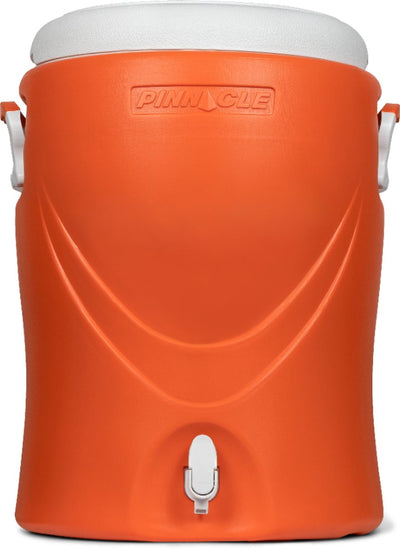 Pinnacle Platino 10 gallons - Distributeur de boissons isotherme avec robinet - 40 litres - Orange