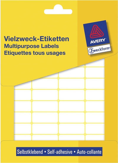 Etiquettes universelles avery zweckform 3319 29x18mm blanc