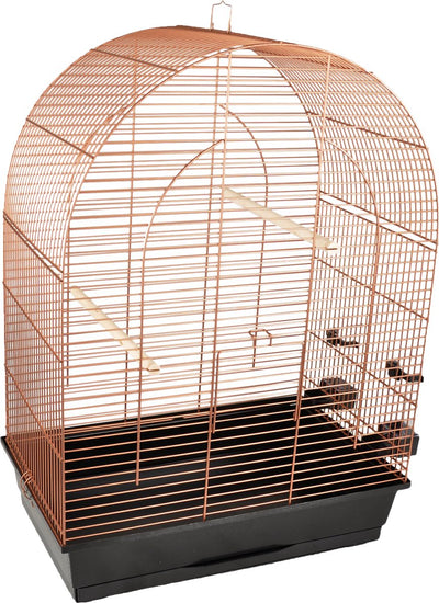Cage à perruches Flamingo Klara 3 54x34x74,5 cm couleur cuivre