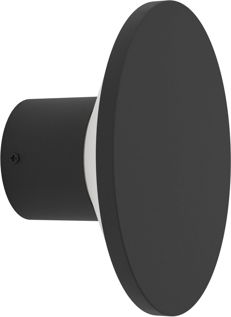 Applique d'extérieur Eglo rigosa - LED - ø 18,5 cm - noir et blanc