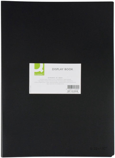Q-connect show album, a3, 20 sachets, noir