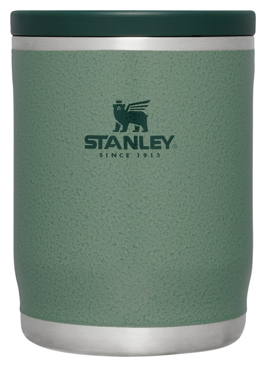 Boîte à lunch thermos Stanley Adventure to-go 0,53 l - 6 heures chaud - 6 heures froid - récipient alimentaire étanche - remplissage et nettoyage faciles - sans BPA - vert martelé