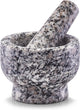 Mortier sans marque sans marque avec pilon gris granit d9 x h6,5 cm - moulin à épices - moulin à épices