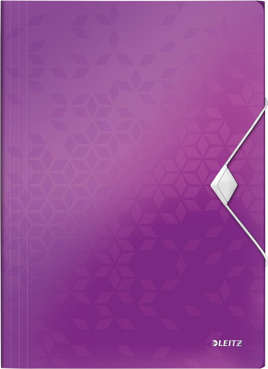 Dossier Leitz wow 3 rabats a4 pp violet