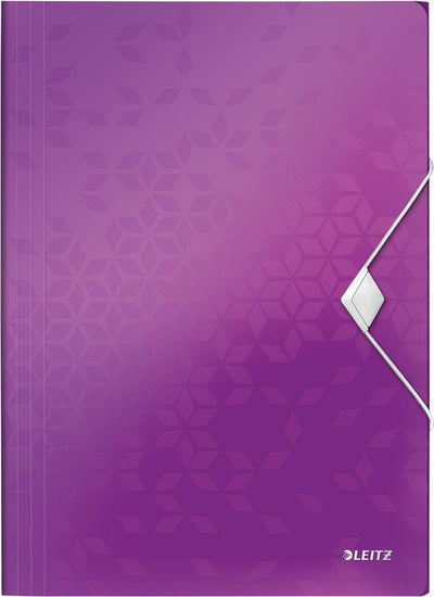 Dossier Leitz wow 3 rabats a4 pp violet