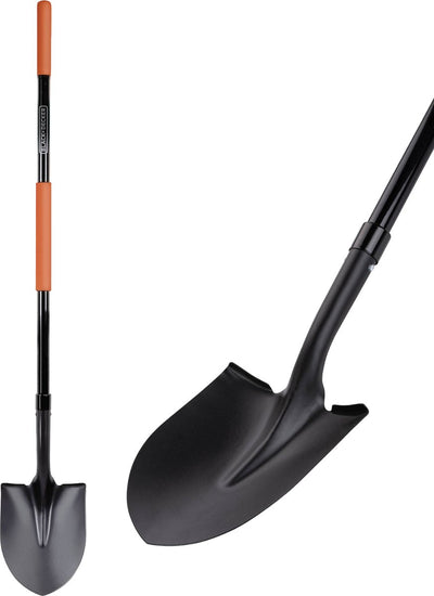 Pelle Black+decker - 148 cm - inoxydable - tête en acier au carbone et manche en fibre de verre - noir