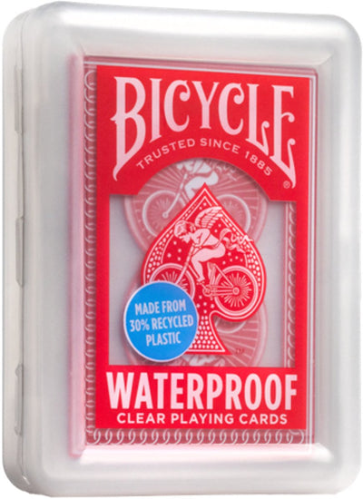 Bicycle ® waterproof - cartes à jouer en plastique résistantes à l'eau - boîte de rangement en plastique - jouets d'été