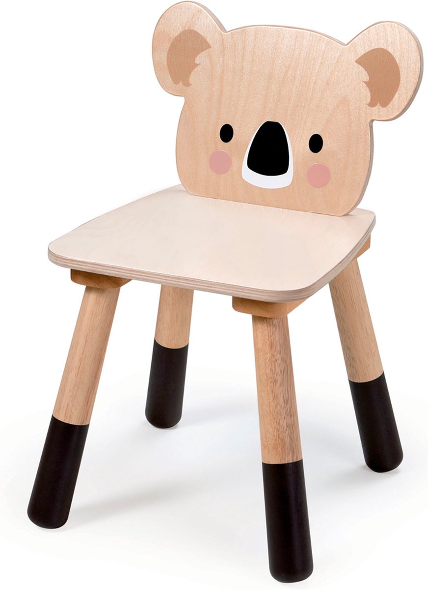 Mobilier feuille tendre : chaise koala forêt
