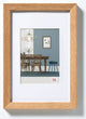 Walther fiorito - cadre en bois mdf - format photo 24x30 cm - chêne clair